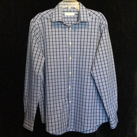 Michael Kors Other - NWOT MICHAEL KORS 17.5 BLUE PLAID SHIRT